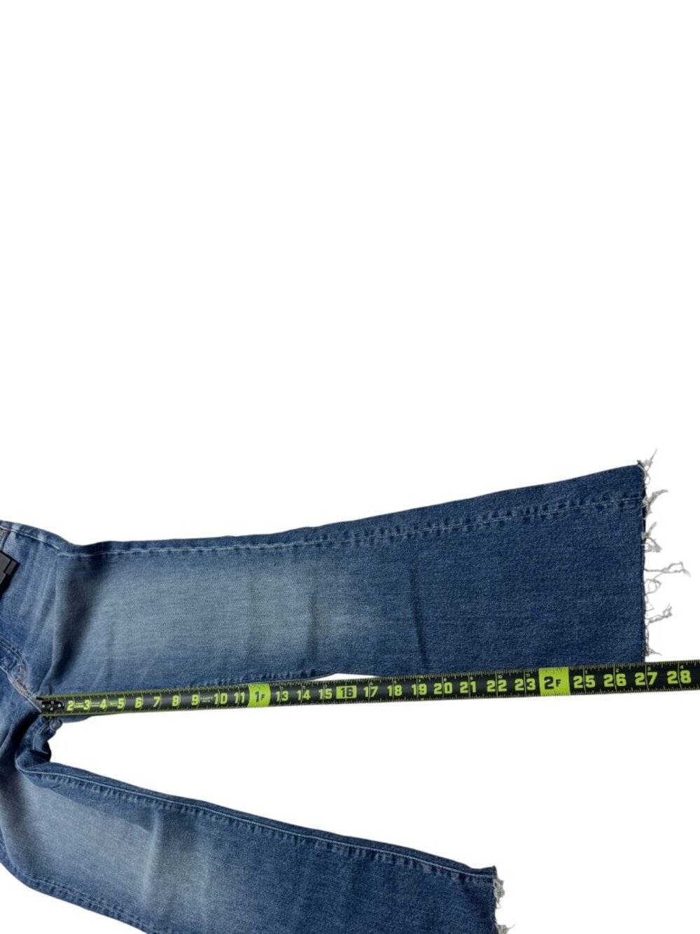 MOTHER The Hustler Ankle Fray Denim Jeans "We All Scream" Wash Size 26 NWT - Picture 6 of 13